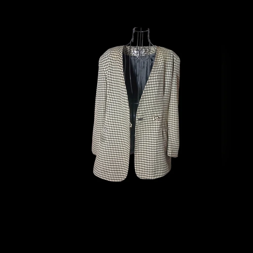 Classic Christian Dior For Women Houndstooth Blazer
